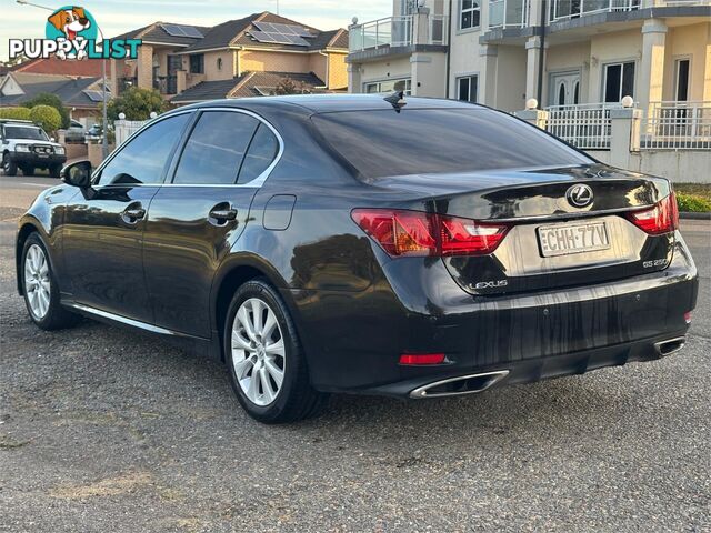 2012 LEXUS GS250 LUXURY GRL11R 4D SEDAN