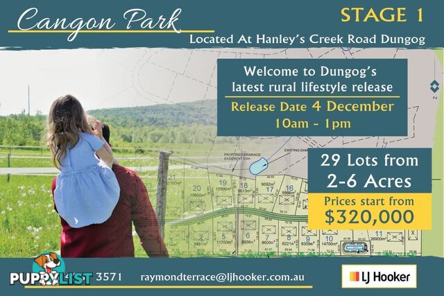 Lot 14/Lot 16 Hanleys Creek Road DUNGOG NSW 2420