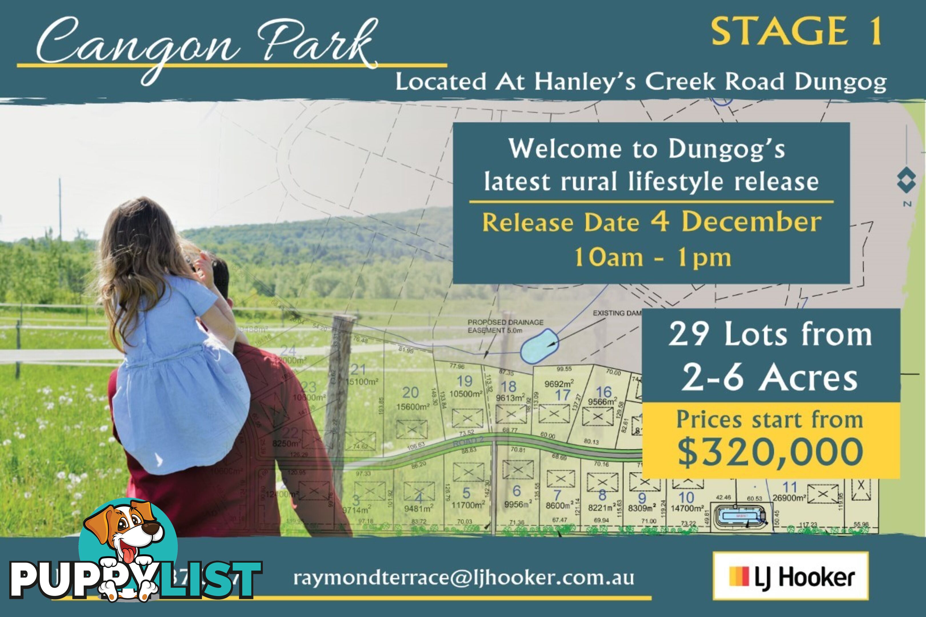 Lot 15/Lot 16 Hanleys Creek Road DUNGOG NSW 2420