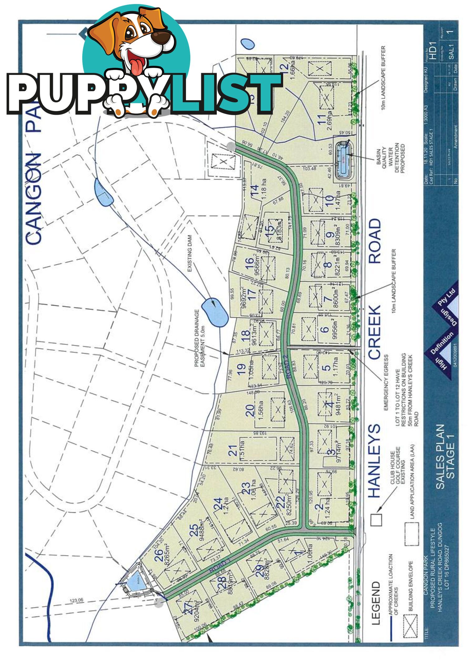 Lot 18/Lot 16 Hanleys Creek Road DUNGOG NSW 2420