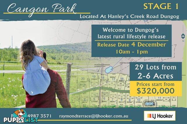 Lot 18/Lot 16 Hanleys Creek Road DUNGOG NSW 2420