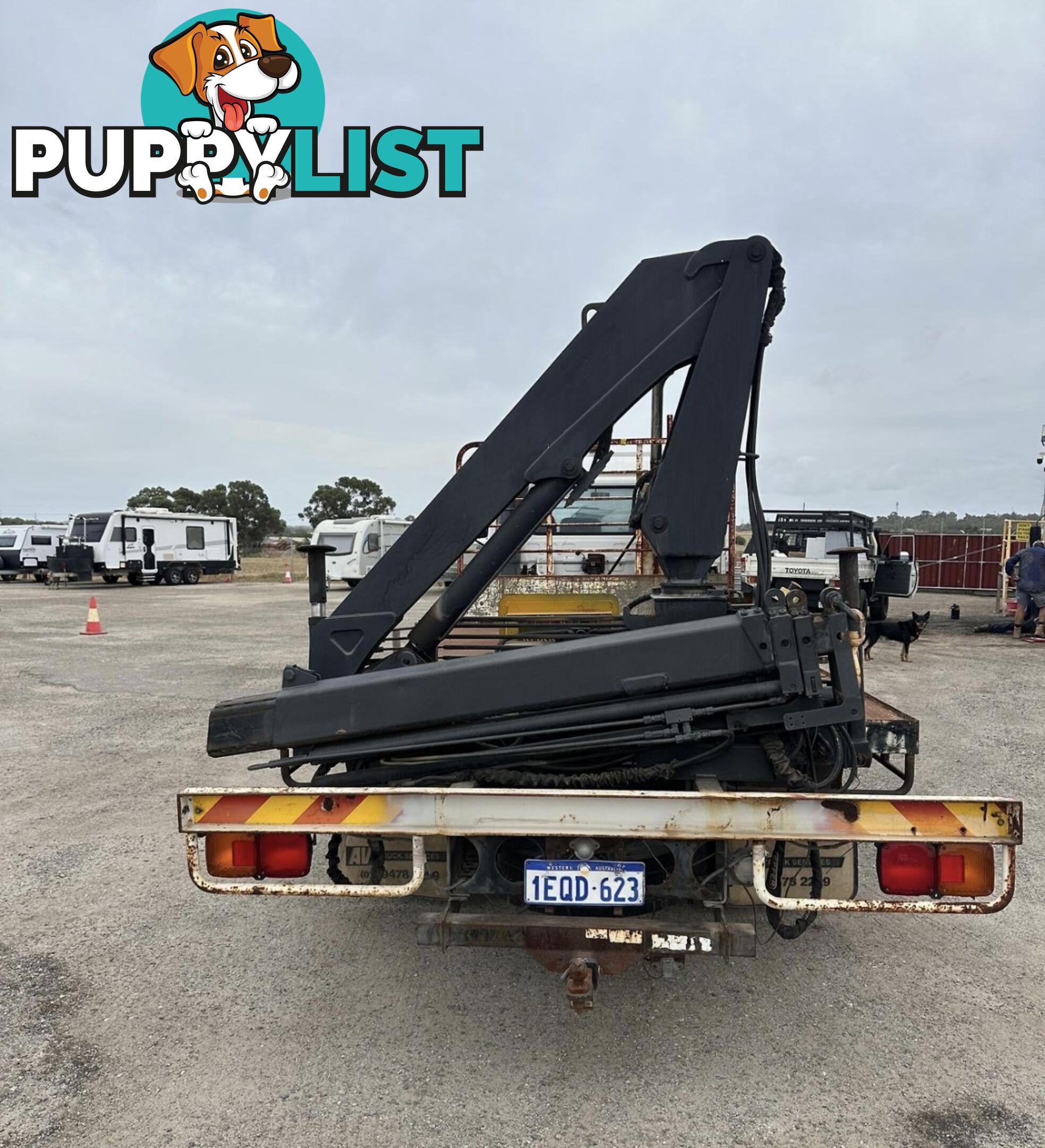 2007 Nissan UDFlat Deck Truck with Crane