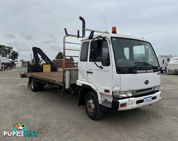 2007 Nissan UDFlat Deck Truck with Crane