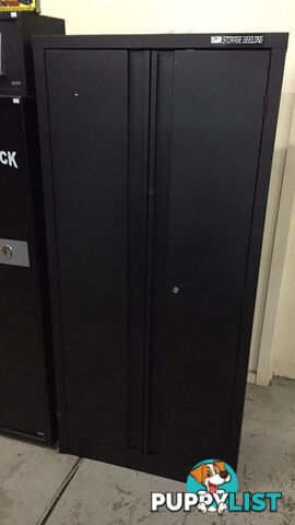 CABINET TALL STEEL BLACK 1. 68M