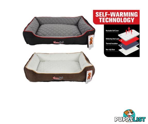 1PCE SELF WARMING PET BED 50X70X17CM