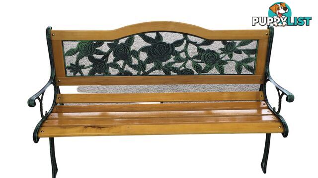 TRADITIONAL WOODEN PARK BENCH C011