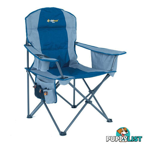 OZTRAIL COOLER ARM CHAIR - BLUE FCE-CACB-F