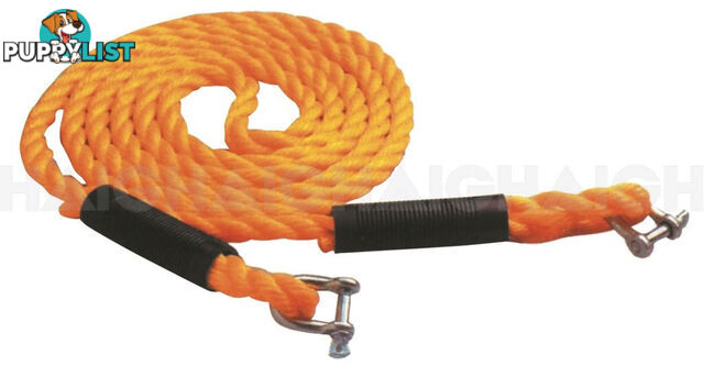 TOW ROPE HEAVY DUTY POLY WITH RED FLAG MH809