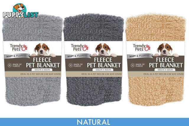 1PCE FLEECY PET MAT 100CM X 90CM - SER2