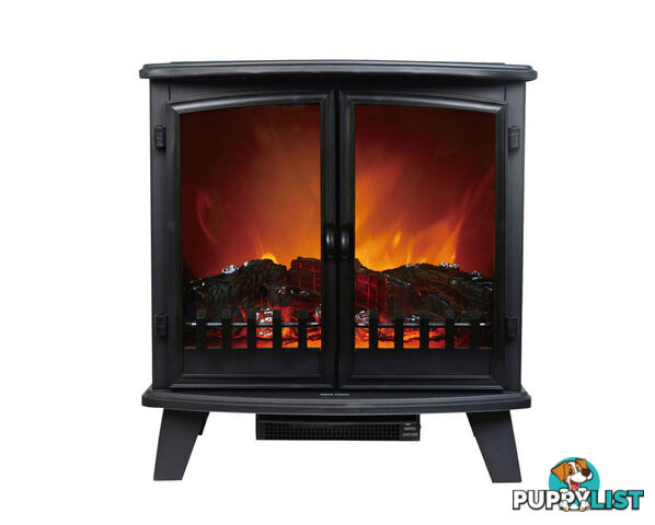 HELLER ELECTRIC DOUBLE DOOR FIREPLACE HEATER 1800W