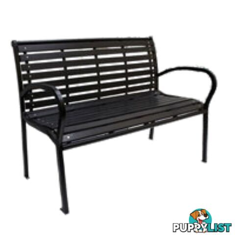 HEAVY DUTY STEEL PARK BENCH C036