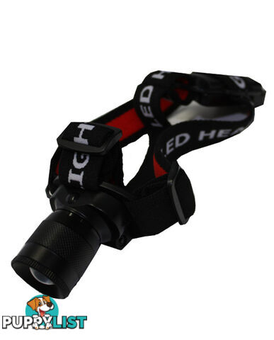 HEADLAMP, ADJUSTABLE FOCUS LED,COME IN 8PCE COUNTER DISPLAY LA114M13