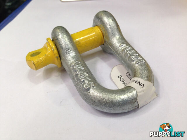 13MM RATED D SHACKLES RATED TO 1TON