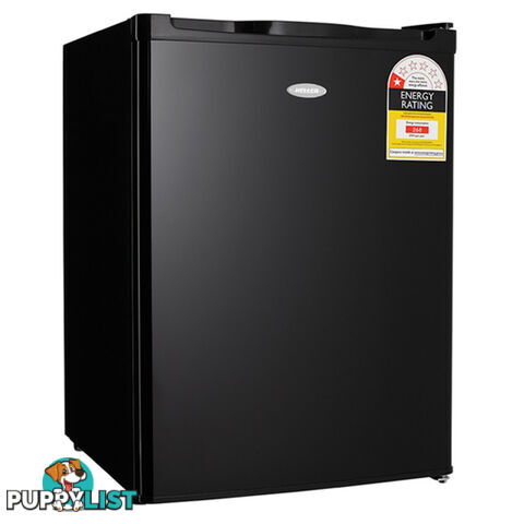 70L BLACK BAR FRIDGE-WIRE SHELVES