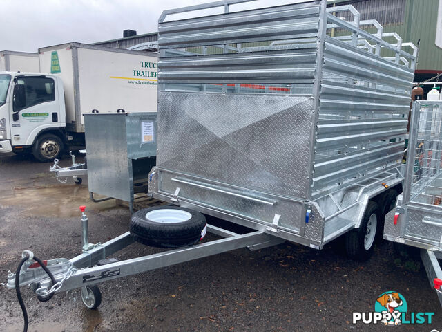 GALVANISED STOCKCRATE TRAILER 10X6 2800KG GVM, L/T, S/W, J/W