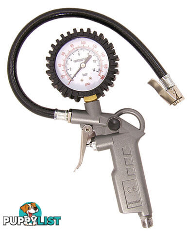 TYRE INFLATOR GUN WITH DIAL GAUGE LA062T4