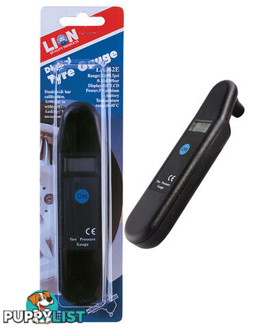 TYRE GAUGE, DIGITAL, 2-99.5 PSI LA062E