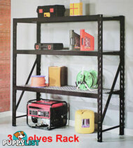 STORAGE RACKING (STEEL) 3 SHELVES, STEEL SHELF