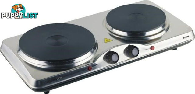 MAXIM TWIN PORTABLE COOKTOP & HOTPLATE