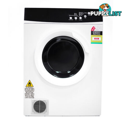 7KG ELECTRONIC CLOTHES DRYER STAINLESS STEEL TUB