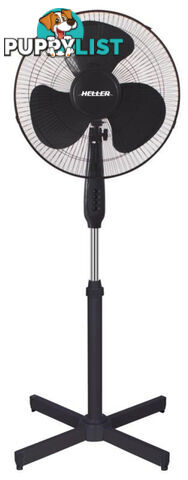 40CM BASIC PEDESTAL FAN - BLACK