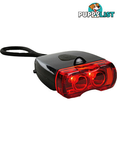 BIKE LIGHT, REAR 2 LED LAMP, RECHAGEABLE COMES WITH USB CHARGING LEAD. LA114MD5