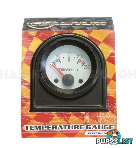 GAUGE ELECT.TEMP 52MM WHITE FACE GT520