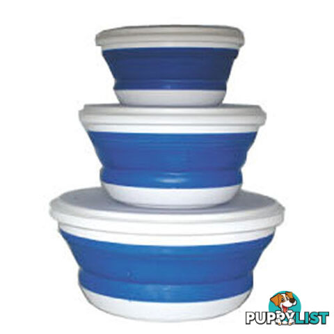 COLLAPSIBLE SET OF 3 CONTAINERS