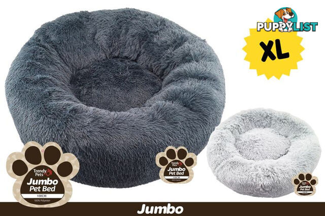 1PCE LARGE PET DONUT BED 100CM