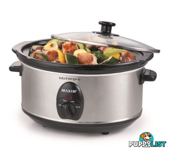 SLOW COOKER STAINLESS STEEL 3.5L