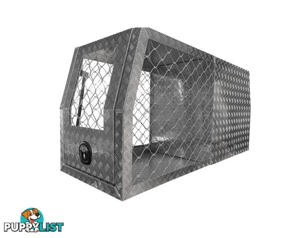 ALUMINIUM DOG BOX OPEN ONE SIDE ANIHAF700MS MESH