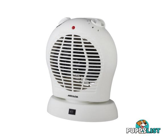 HELLER UPRIGHT 2000W FAN HEATER OSCILLATING