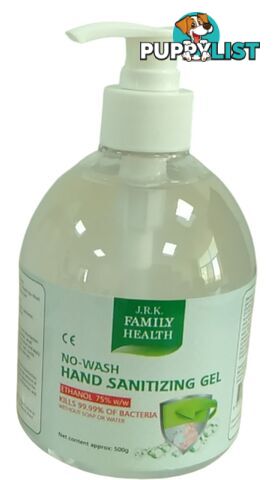 HAND SANITIZER 75% ETHANOL 500G