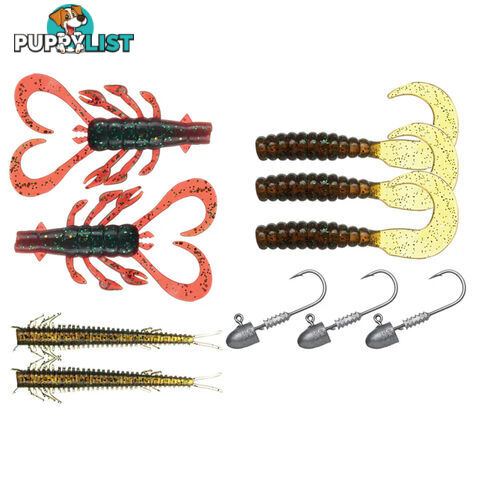 BITE SCIENCE MULTI PACK CRITTER & JIGHEADS 330148