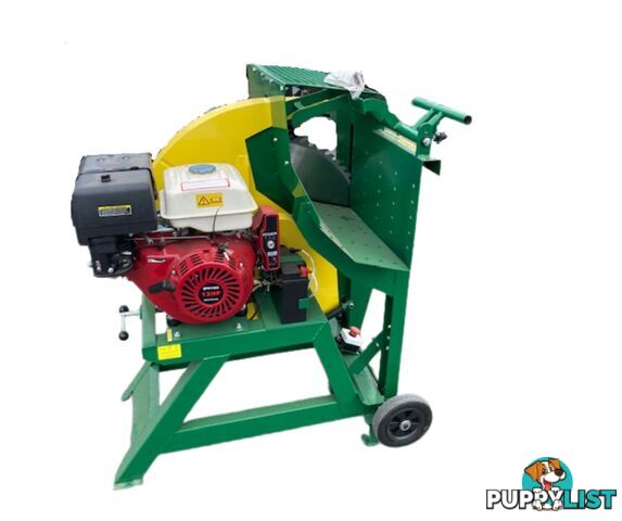 13 HP LOG SAW STATIONARY SMALL WHEELS ELECTRIC START