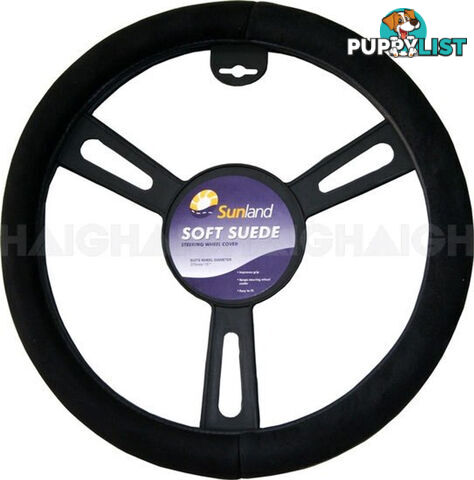 S/WHEEL COVER SOFT SUEDE BLACK SWC20B