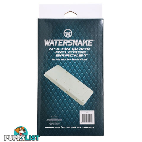 WATERSNAKE QUICK RELEASE BRACKET NYLON WHITE 55502