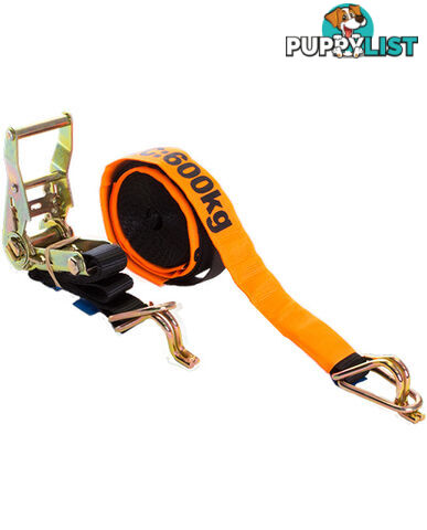 RATCHET TIE DOWN, LOADBOSS, 5M, 600KG L/C, HOOK & KEEPER, 1PC LA149J