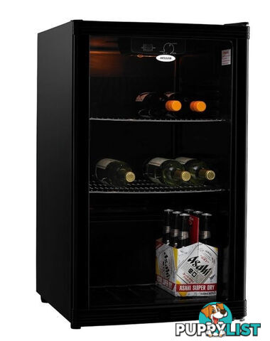 115L BEVERAGE COOLER - BLACK