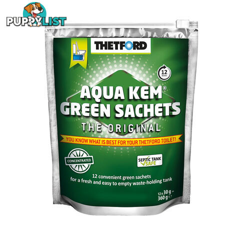 AQUA KEM GREEN SACHETS CONCENTRATE 30GM T30530ZK