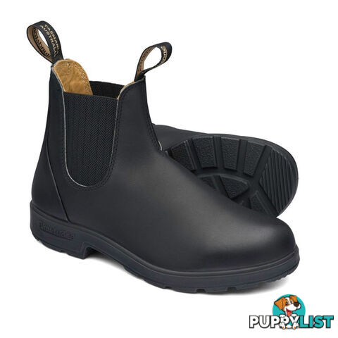 BLUNDSTONE ELASTIC SIDED V-CUT BOOT BLACK 610