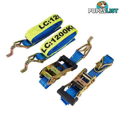 2PCE TRANSPORT TIE DOWN 5M 1200KG 38MM TTD385-2