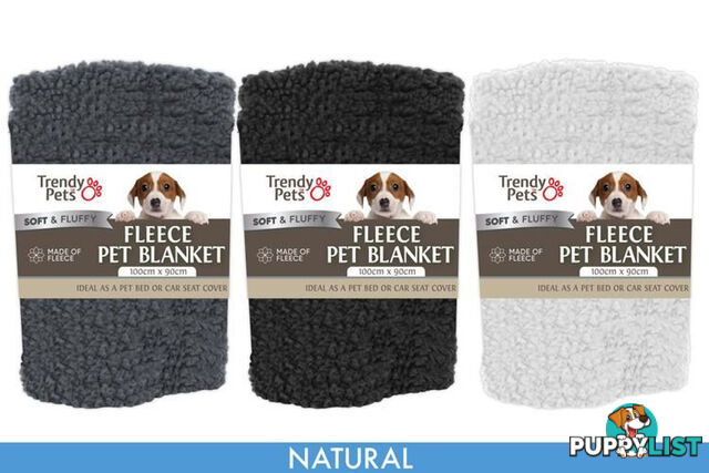 1PCE FLEECY PET MAT 100CM X 90CM - SER1