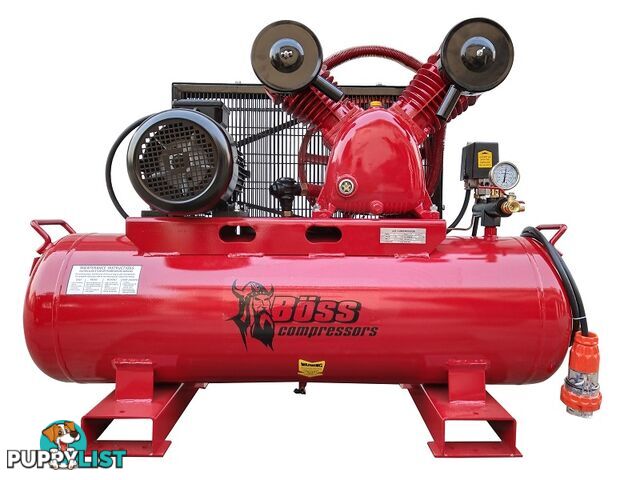 BOSS 25CFM/ 5.5HP AIR COMPRESSOR (112L TANK)