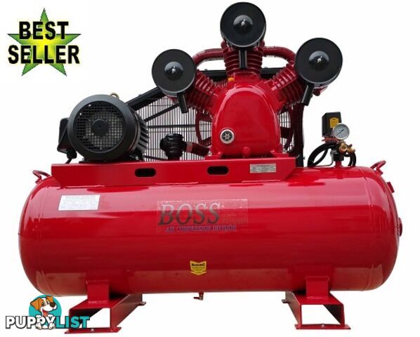 BOSS 52CFM/ 10HP Workshop Air Compressor 300L Tank 