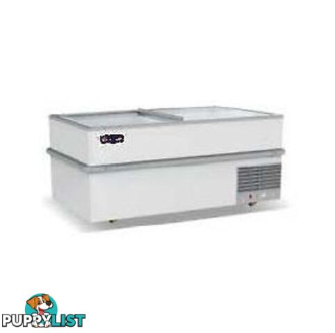 Crusader CSD750 Glass Sliding Lid Jumbo Island Freezer