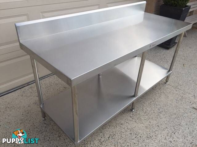 Simply Stainless 1800x700mm bench with splashback RRP $1345