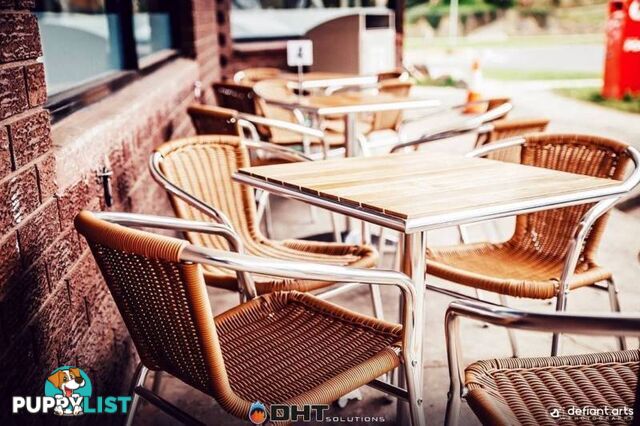 Indoor/Outdoor Cafe Style chairs, Tables, Stools and More