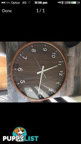 Large wall clock