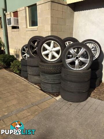 ASSORTED TYRES AND RIMS